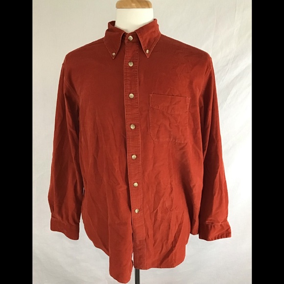 L.L. Bean Other - L.L. Bean. Corduroy Shirt Size M Vintage Brown